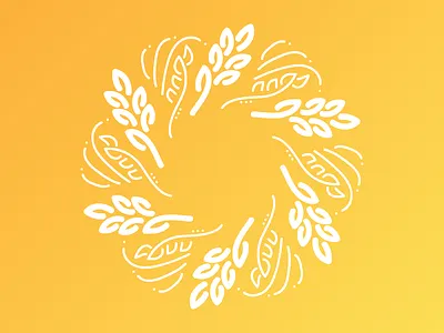 Sweet Wheat catan gradient pattern settlers wheat yellow