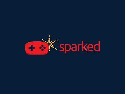 Sparked logo redgamepad spark thirtylogos