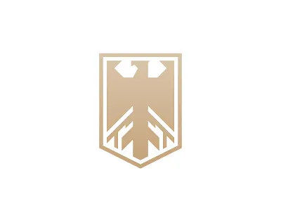 German Eagle (Bundesadler) badge eagle german logo metal shield