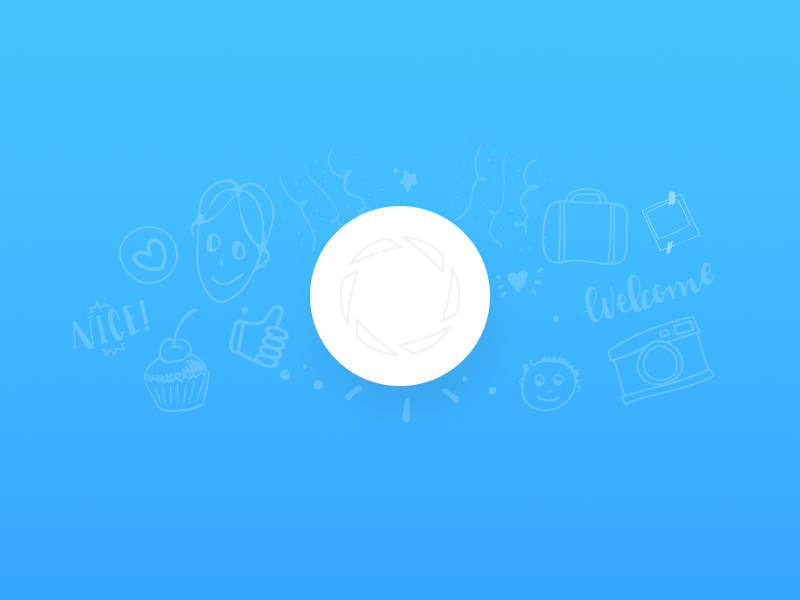 Splash album home loader logo photo screen splash starter ui