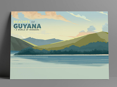 Guyana! art direction book color graphic design illustration poster print typography web