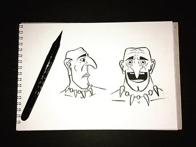 In preparation of inktober brush copic gasenfude illustration inktober nylon pen