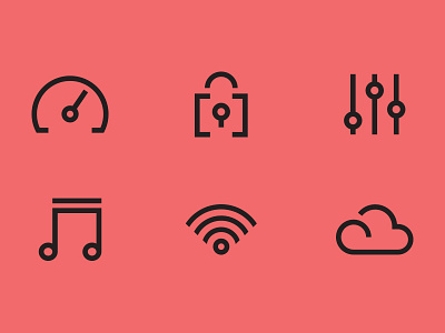 Spectra Icons branding design icon set iconography icons illustration logo minimal