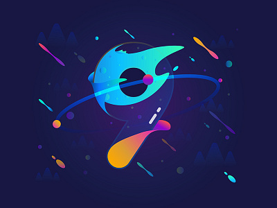 9 graphics illustration
