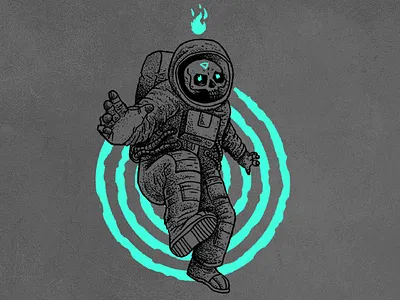 Astro dead astro astronaut dead galaxy space wierd