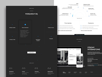 Voila 2 agency dark landing minimal studio voila web