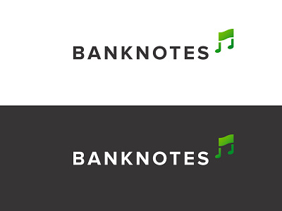 Banknotes banknote dollar logo melody money music note