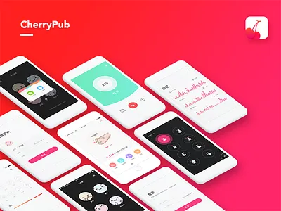 Cherrypub app color hardware interface magenta