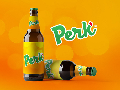 Perk beverage beverage company brand drink logo