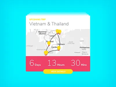 Day 26 100 days of ui countdown day 26 design event travel trip ui ui challenge user interface