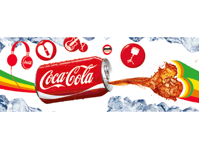 62x3m mural anniversary caledonia coca cola coke fanta light monster orangina oro sprite tulem zero