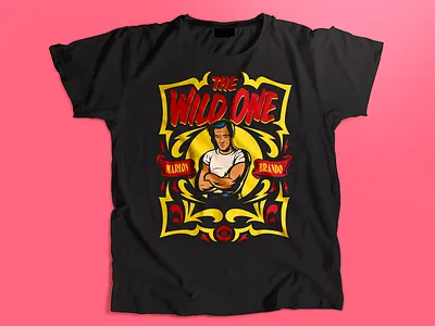 The Wild One Tee illustration movie retro tshirt vintage
