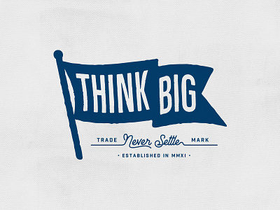 Think Big badge blue branding cat chewy dog identity lockup logo pet seal typography