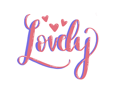 Lovely columbus fun girly hand lettering handwriting lettering ohio pink script