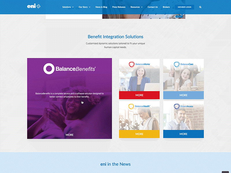 Integrated Benefit Engagement Solutions app bright clean design interface mobile motion product smooth ui ux web