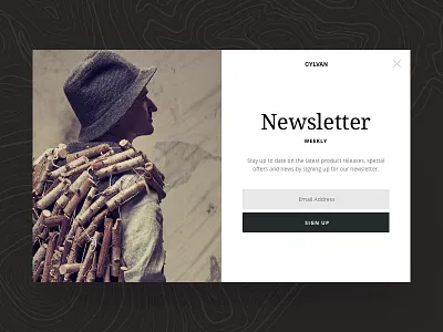 Sign-Up Overlay design fashion fomr layout online shop overlay responsive sign up ui web design webdesign website