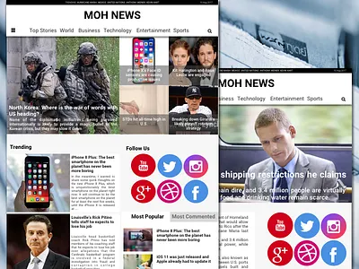 News page 960 bootstrap clean magazine news web web design website white