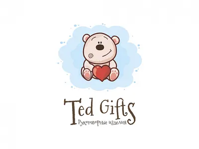 Ted Gifts - handmade toys. bear gifts illustration logo ted toy wacom