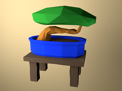 Low Poly Bonsai blender bonsai low poly tree