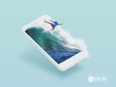 Mobile Surf at Lowers digital hurley iphone mobile sports sportsdesign surf surfing toledo waves wordlsurfleague wsl