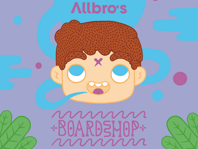 ☁️🌿🙄🌿☁️⠀Boardshop ☁️🌿🙄🌿☁️⠀ arthurplateau board boardshop character design illustration shop skate skateboard skateshop