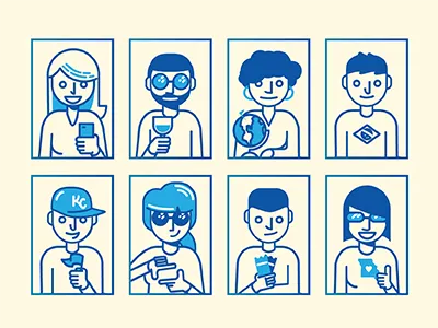 Audience audience icon illustration people target audience