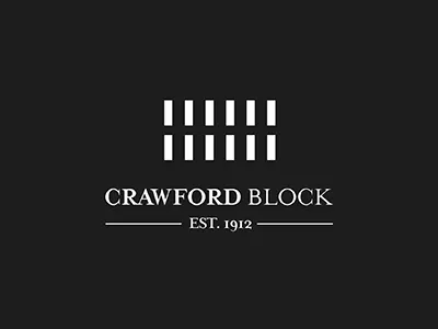 Crawford Block architecture branding estate logo real