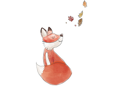 Fall Feels autumn cute fall fox leaf