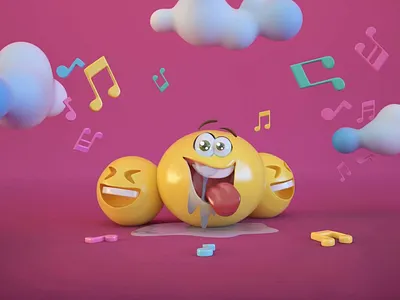 Tasty Emoji color cute. emoji fun funny tasty