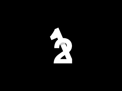 1 and 2 1 12 2 21 brand design identity logo numbers