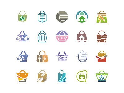 Shop Stock Logo bag buy cart icon logo online pay sell shop shopping stock store