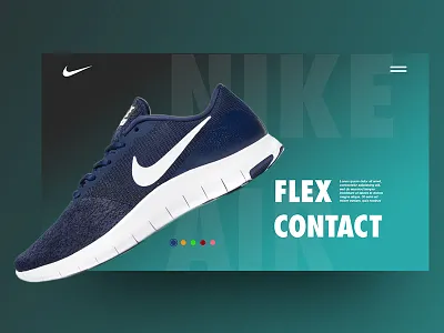 Nike Product UI gradient grid nike product store ui ux