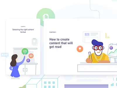 Ebook Cover For Platform.Ly content cover data design ebook illustration manual book presentation simple