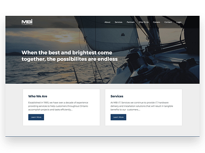 MBI Website Redesign design it simple web web design website