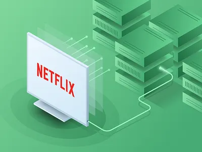 Illustration for Data Science Python Tutorial data data science datacamp illustration netflix python servers