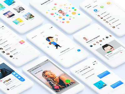 Clean Chat kit andorid app chat clean ios minimal ui ux