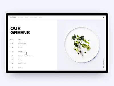 GrowX WIP greens grey growx minimal plants ui vegetables white