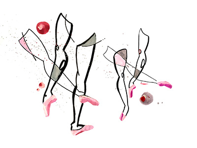 Ballerina Legs ballerina ballet body contemporary dance dancer fashion illustration legs