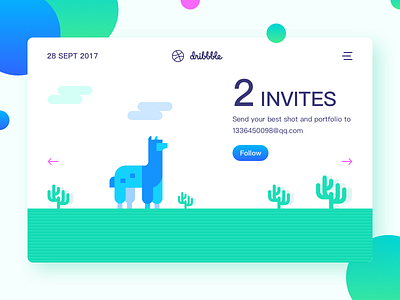 #2 Invitations dribbble invitations invites