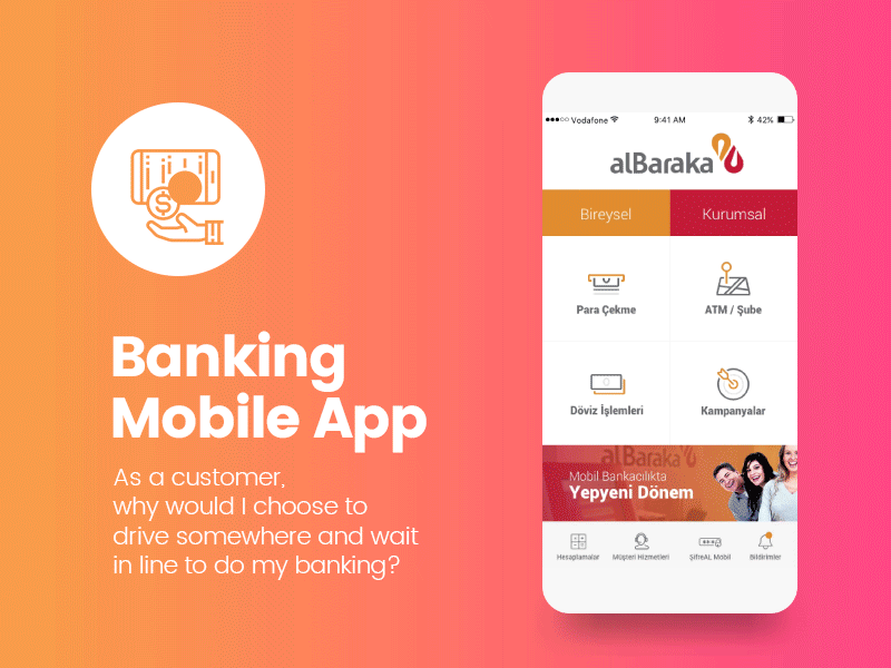 Mobile Banking App by Mehmet Çınar on Dribbble
