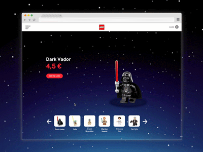 Lego movie minifigure - dynamic prototype #part2 e commerce e shop gobelins interaction lego micro interaction principle for mac product page prototype transition ui ux