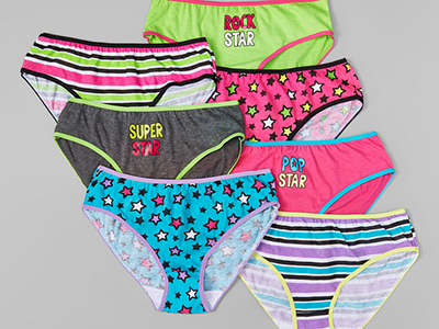 Super Star Undies childrenswear prints