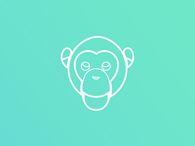 Chimp Logo Design adobe chimp dailychallenge dailyui design illustrator line art logo minimal minimalist