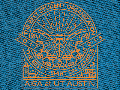AIGA at UT T-Shirt aiga campus desert pentool ut