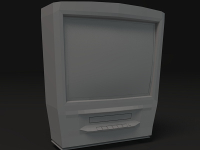 WIP 3D model Sony kv-20VM40 3d 3d modelling autodesk maya modelling sony tv