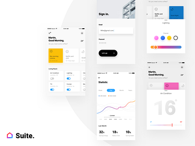 Suite. app design home ios iran mobile product ui ux