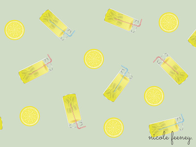 Making Lemonade drinks fresh illustration lemon lemonade summer summery vector yellow