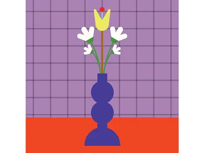 flowers flowers home illustration illustrator pattern table