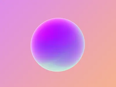 Colour experiments abstract ball gradients softbody vivid colours