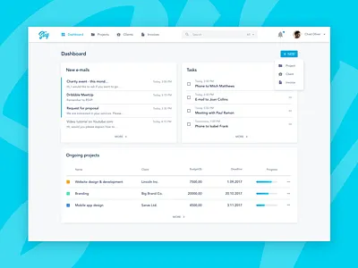 Hello Dribbble! Sliq dashboard design app crm dashboard desktop tables ui ux